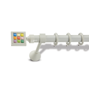 Μεταλλικό κουρτινόξυλο Apollon 1 Pastel