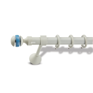 Μεταλλικό κουρτινόξυλο Iris Blue