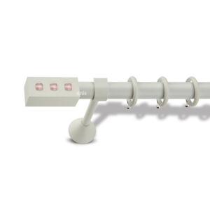 Μεταλλικό κουρτινόξυλο Eurotas Pastel