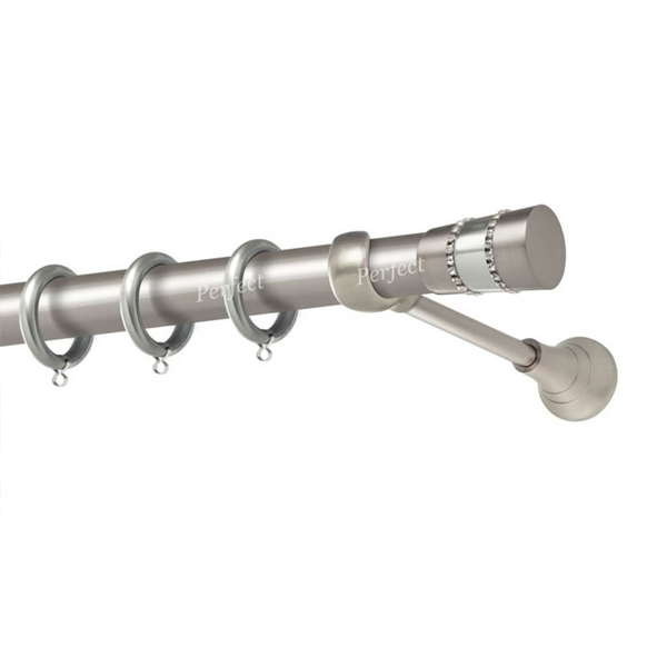 Μεταλλικό κουρτινόξυλο Amorgos Strass - Image 3