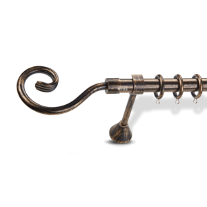 Μεταλλικό κουρτινόξυλο Glitsa Pastel