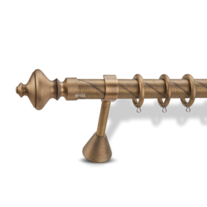 Μεταλλικό κουρτινόξυλο Kanalaz Sfyrilato