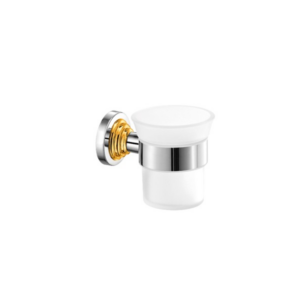 Επιτοίχια Ποτηροθήκη Vintage Chrome/Gold 24K