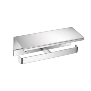 Διπλή Χαρτοθήκη με καπάκι Aegean Chrome