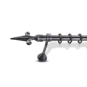 Μεταλλικό κουρτινόξυλο Akontio Sfyrilato