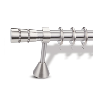 Μεταλλικό κουρτινόξυλο Amorgos Strass Sfyrilato