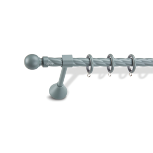 Μεταλλικό κουρτινόξυλο στριφτό Ball Sfyrilato