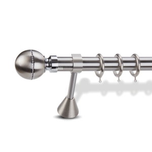 Μεταλλικό κουρτινόξυλο BallVeraCrystal Sfyrilato