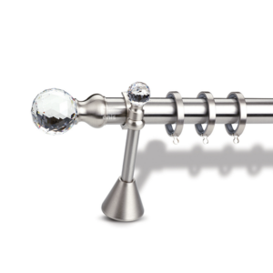 Μεταλλικό κουρτινόξυλο CrystalF60 Sfyrilato