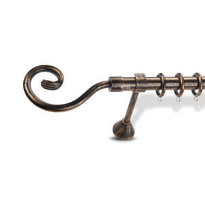 Μεταλλικό κουρτινόξυλο Glitsa Sfyrilato