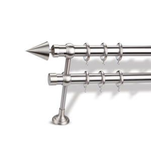 Μεταλλικό κουρτινόξυλο Konos Sfyrilato