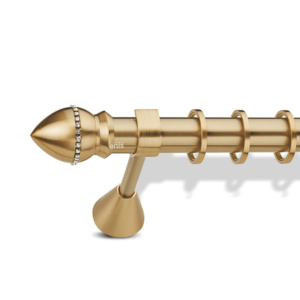 Μεταλλικό κουρτινόξυλο Lemon Strass Sfyrilato