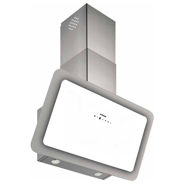 Απορροφητήρας 60-90cm Pyramis Vetrio Λευκό Γυαλί