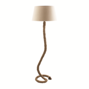 Φωτιστικό δαπέδου με σχοινί