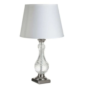 Πορτατίφ με Λευκό Καπέλο και Γυάλινη Βάση