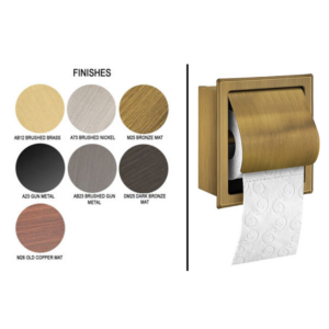 Εντοιχιζόμενη Χαρτοθήκη με καπάκι Finishes