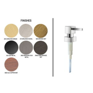 Τετράγωνη Αντλία Finishes