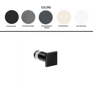 Πόμολο/Άγκιστρο για τζάμι Colours