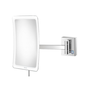 Επιτοίχιος μεγενθυτικός καθρέπτης LED Chrome
