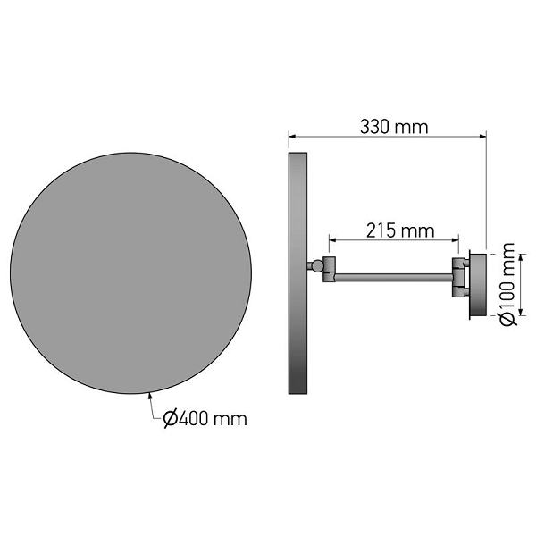 Επιτοίχιος καθρέπτης LED Colours - Image 2