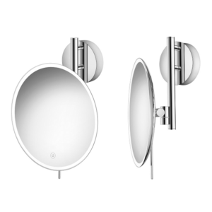 Επιτοίχιος μεγενθυτικός καθρέπτης LED Chrome