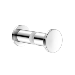 Διπλό Πόμολο/Άγκιστρο για τζάμι Chrome