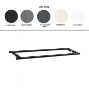 Διπλή λαβή/πετσετοθήκη για τζάμι Colours