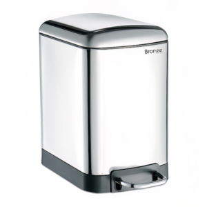 Χαρτοδοχείο τετράγωνο 6 lt Chrome