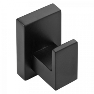 Μονό Άγκιστρο Lugano Quadrato Black Mat