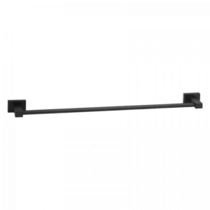 Πετσετοθήκη Μονή Lugano Quadrato Black Mat