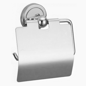 Χαρτοθήκη με καπάκι Moon Chrome