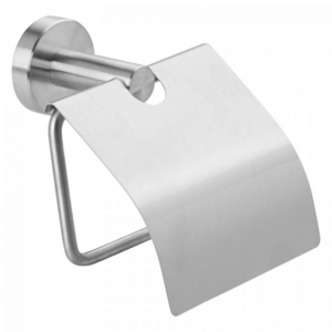 Χαρτοθήκη με καπάκι Inox 304 Mat Inox