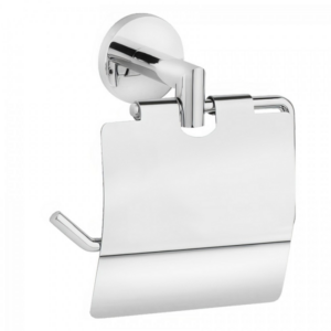 Χαρτοθήκη με καπάκι Loft-500 Chrome & Black