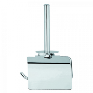 Διπλή Χαρτοθήκη με καπάκι Hotel Chrome