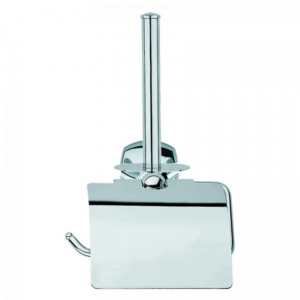 Διπλή Χαρτοθήκη με καπάκι Eco Chrome