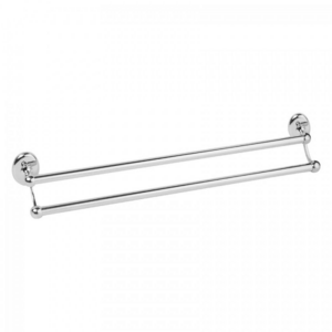 Πετσετοθήκη Διπλή 60cm Valle Chrome