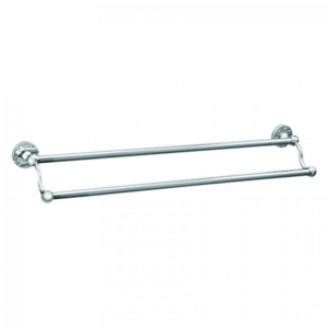 Πετσετοθήκη Διπλή 60cm Punto Chrome