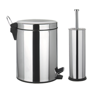 Σετ Χαρτοδοχείο 5 lt με πιγκάλ Hotelia Chrome