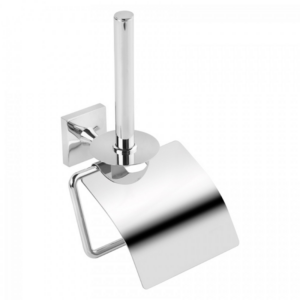 Διπλή Χαρτοθήκη με καπάκι Noir Project Chrome