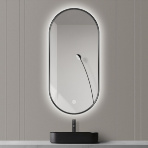 Καθρέπτης LED Elsa Black