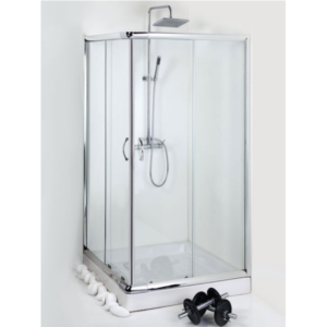 Καμπίνα ντουζιέρας συρόμενη με λαβές της σειράς 4000