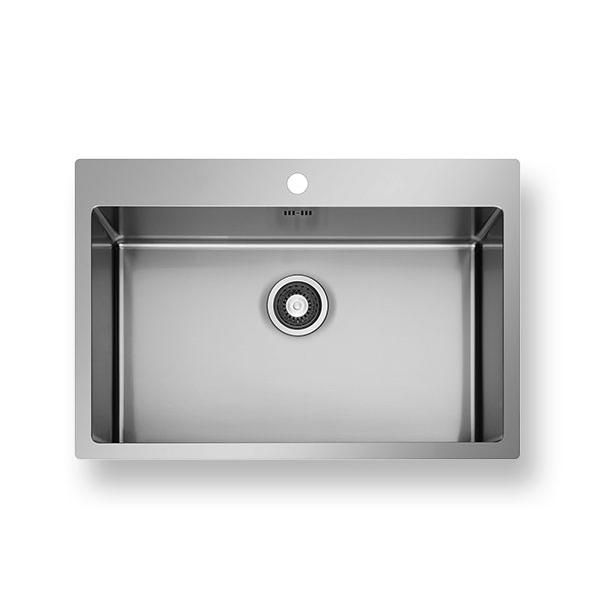 Ανοξείδωτος νεροχύτης Pyramis 75.5x51cm της σειράς Istros FM