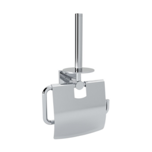 Διπλή Χαρτοθήκη με καπάκι Delta Chrome