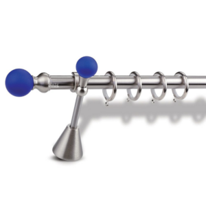 Μεταλλικό κουρτινόξυλο Blue Murano Sfyrilato