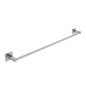 Πετσετοθήκη Μονή Cube Chrome