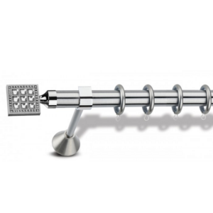 Μεταλλικό κουρτινόξυλο Apollonas Crystal