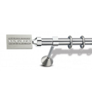 Μεταλλικό κουρτινόξυλο Artemis Strass