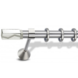 Μεταλλικό κουρτινόξυλο Adonis Square